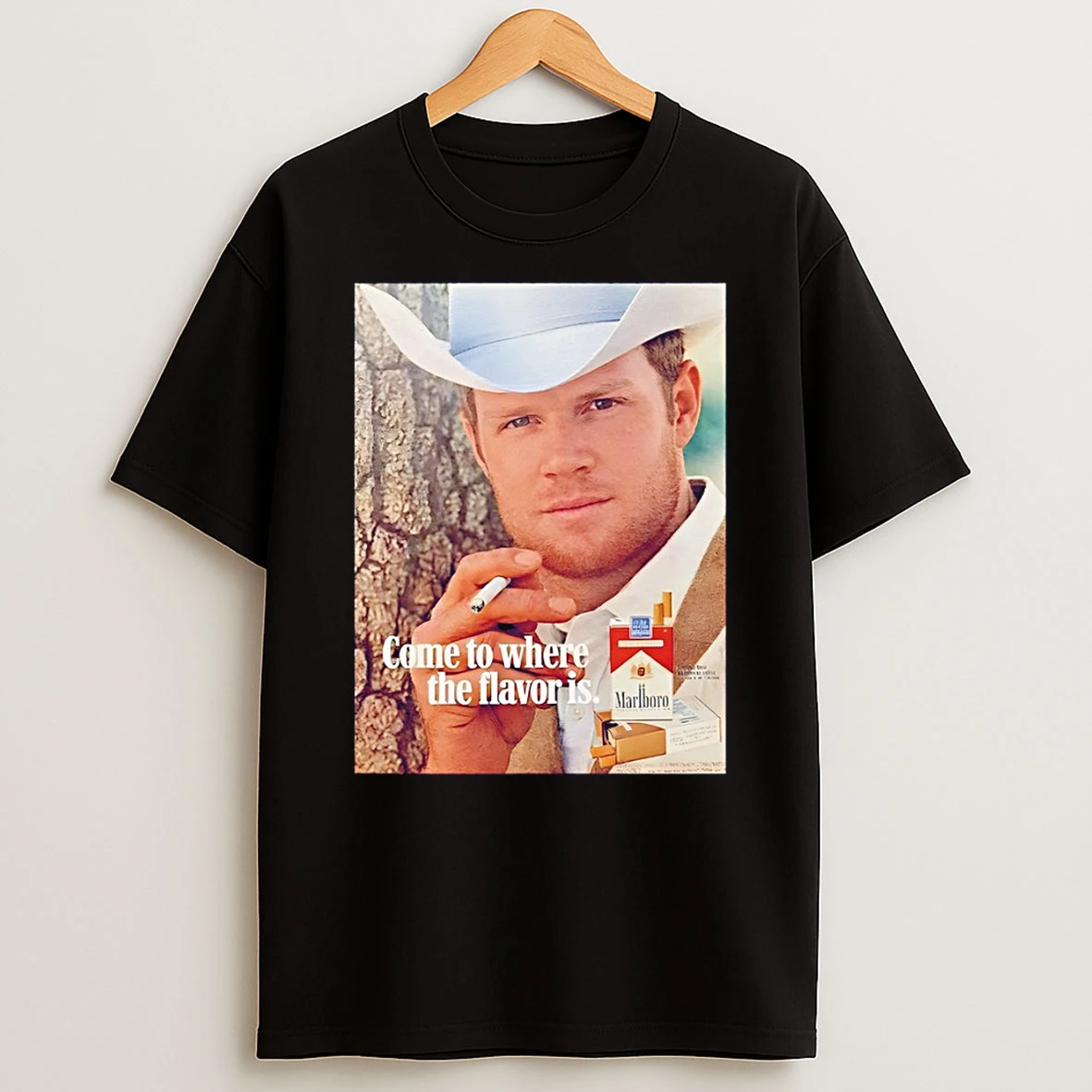 Marlboro Man Come To Where The Flavor Is T Shirt