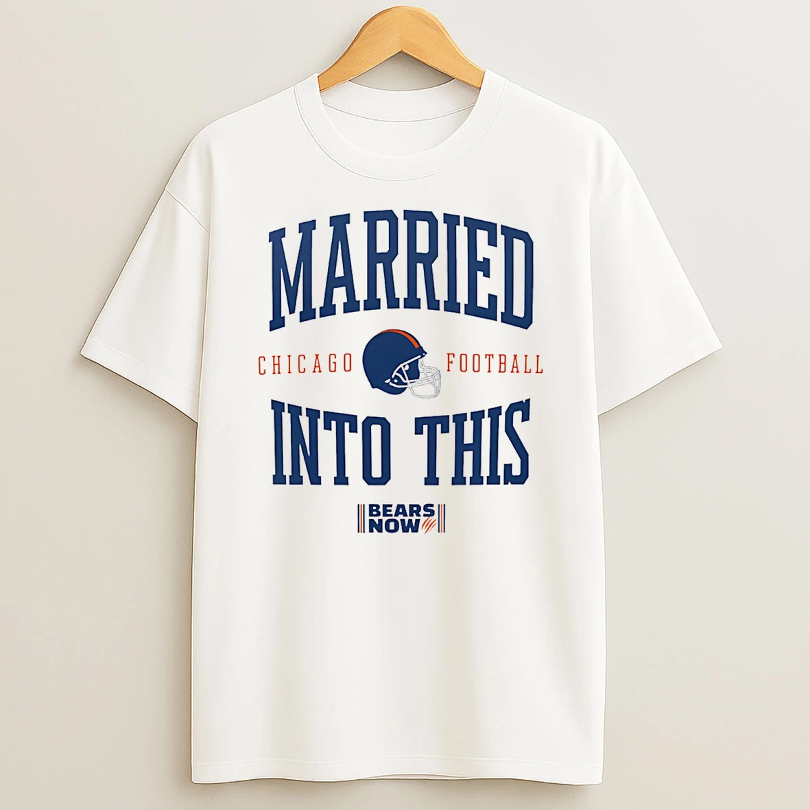Married Into This Chicago Football 2026 T Shirt