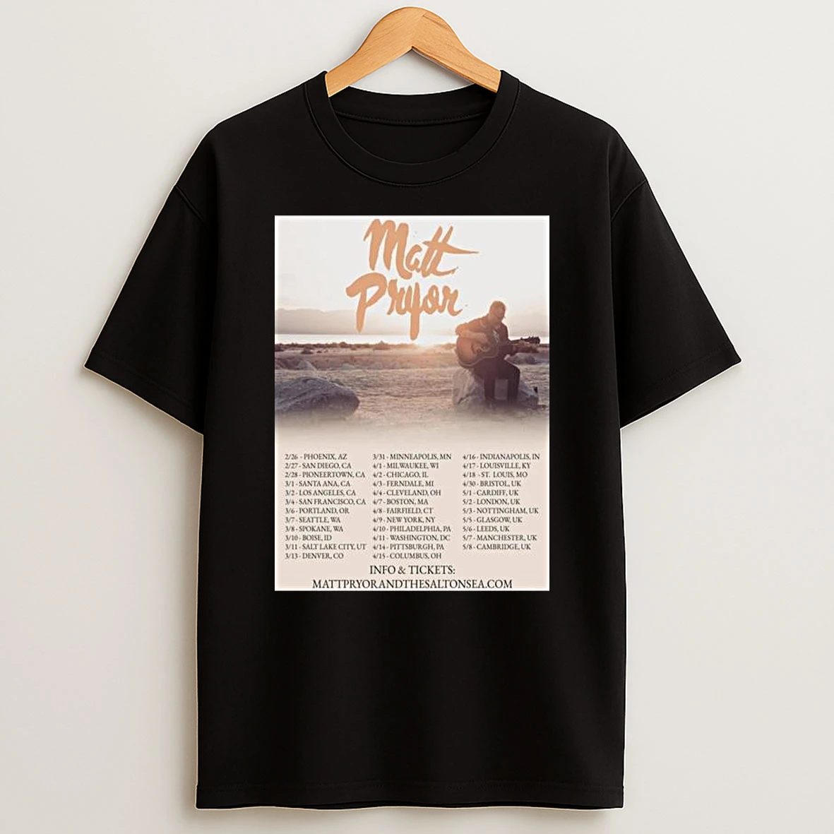 Matt Pryor 2026 Tour T Shirt
