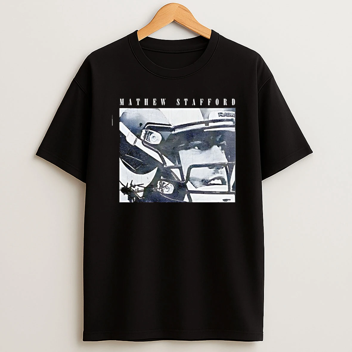 Matthew Stafford Los Angeles Rams Football Big Head Portrait T Shirt