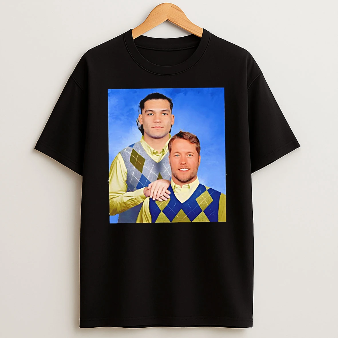 Matthew Stafford Vs Puka Nacua Los Angeles Rams Football Step Brothers Vintage T Shirt