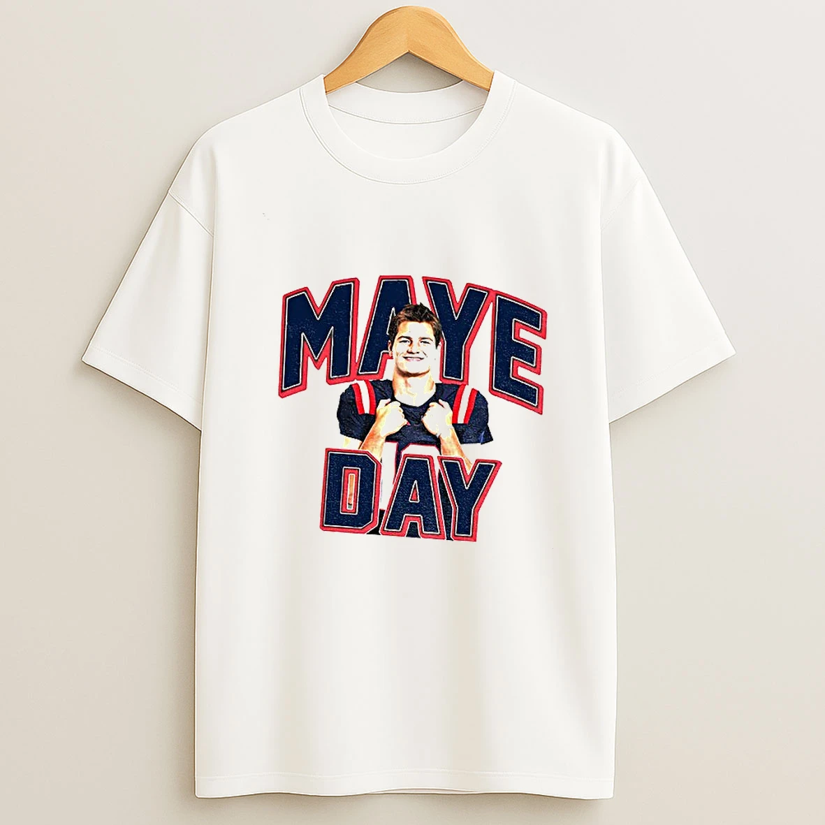 Maye Day Gay For Maye Drake Maye New England Patriots Football T Shirt