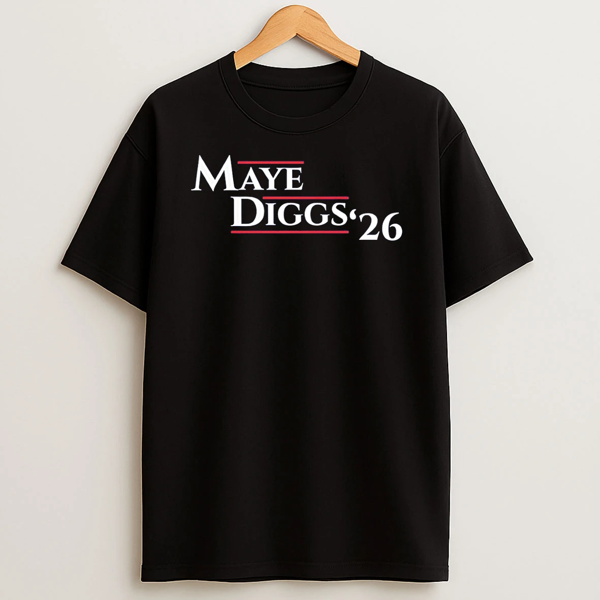 Maye Diggs 26 Parody Presidential Campaign New England Patriots Football T Shirt
