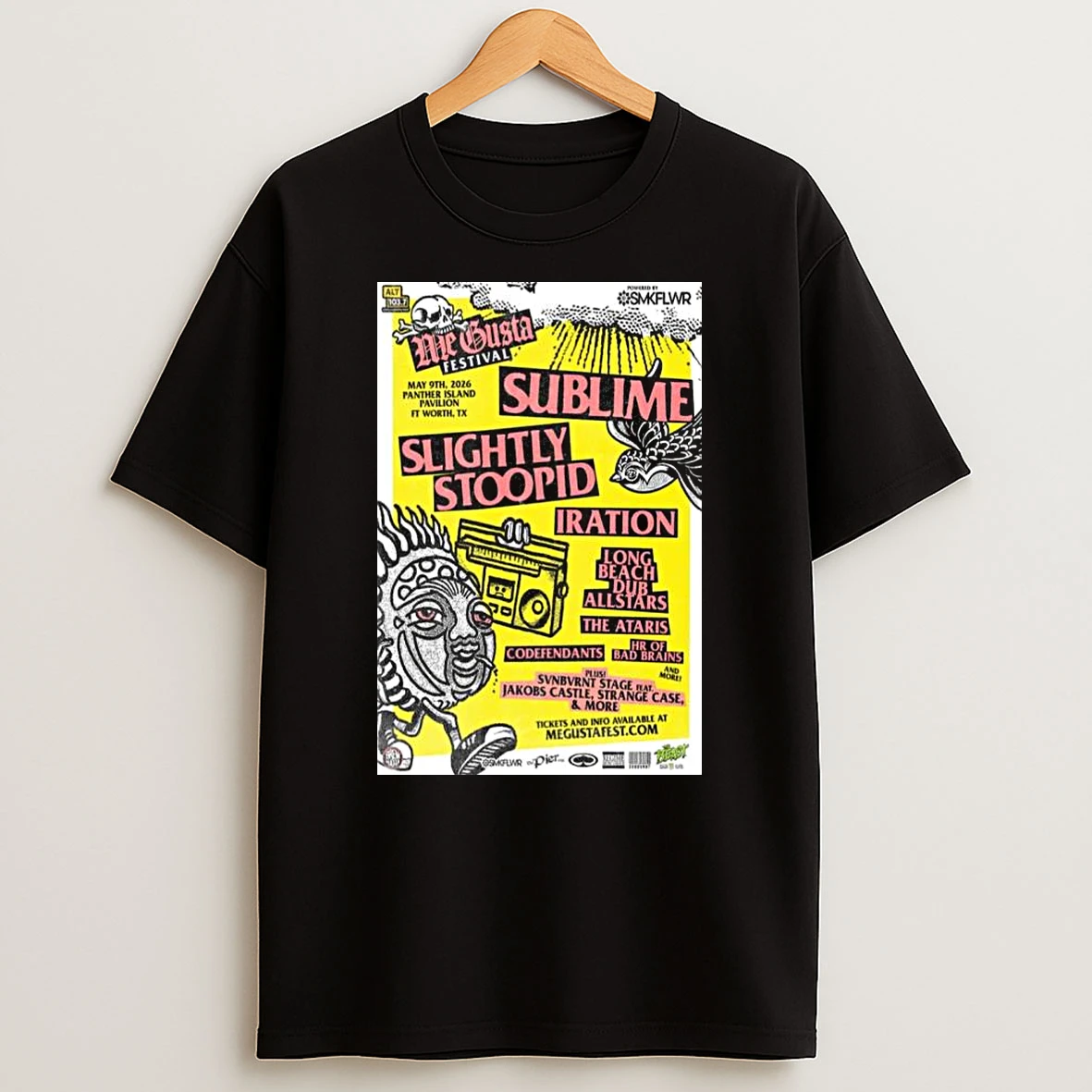Me Gusta Festival Ft Worth Tx May 9 2026 T Shirt