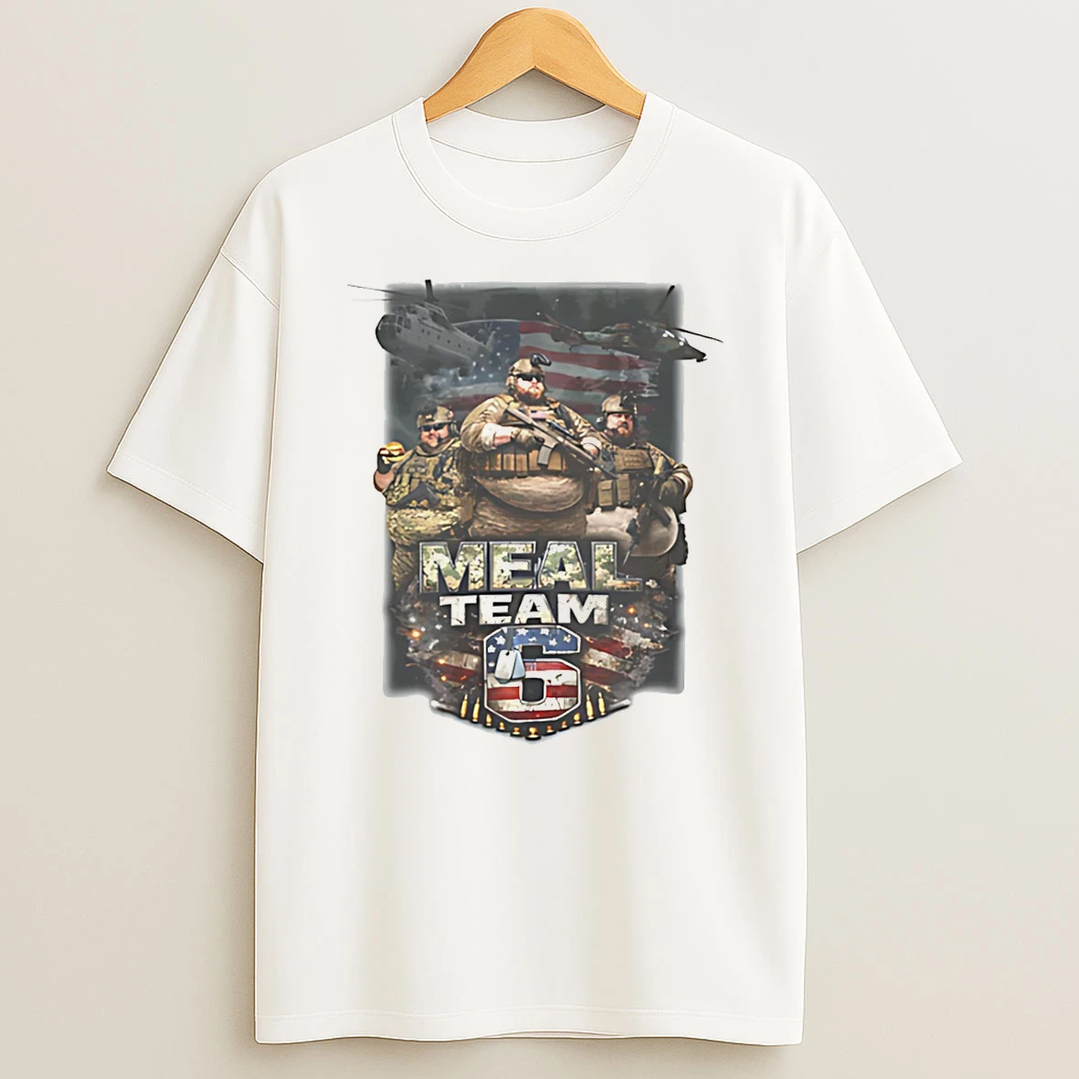 Meal Team 6 Army Fat T Shirt