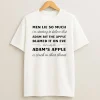 Men Lie So Much Im Starting To Believe That Adam Bit The Apple Blamed It On Eve T Shirt