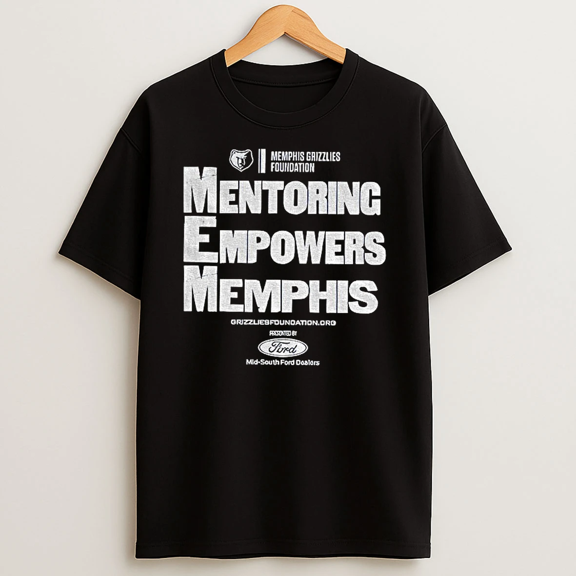 Mentoring Empowers Memphis Memphis Grizzlies Foundation Vintage T Shirt
