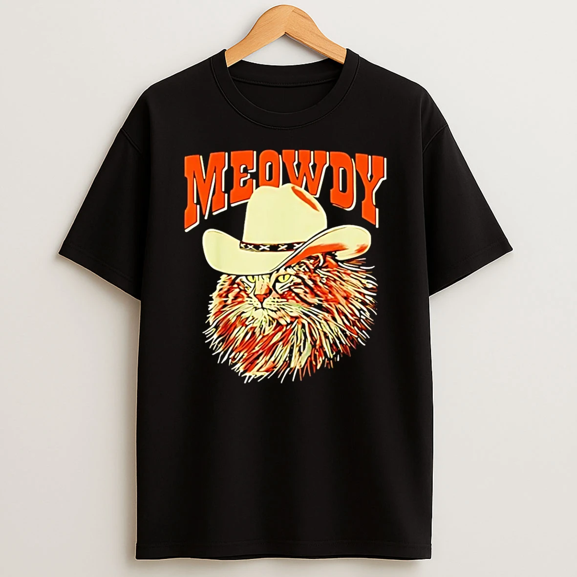 Meowdy Cowboy Cat T Shirt