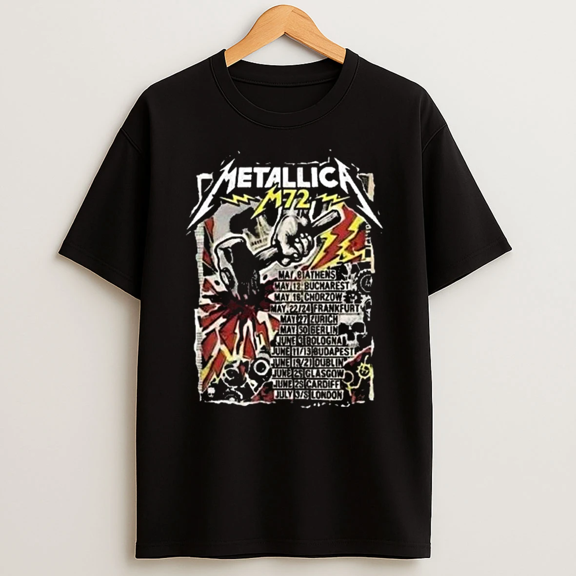 Metallica M72 World Tour 2026 European Tour Dates Kill %ce%b3cyem All T Shirt