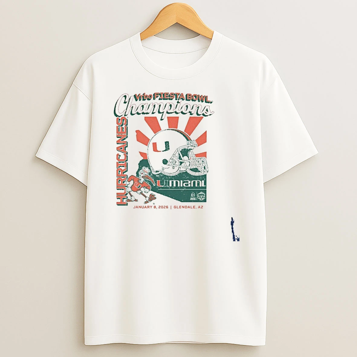Miami Football Cfp Fiesta Bowl Champions T Shirt