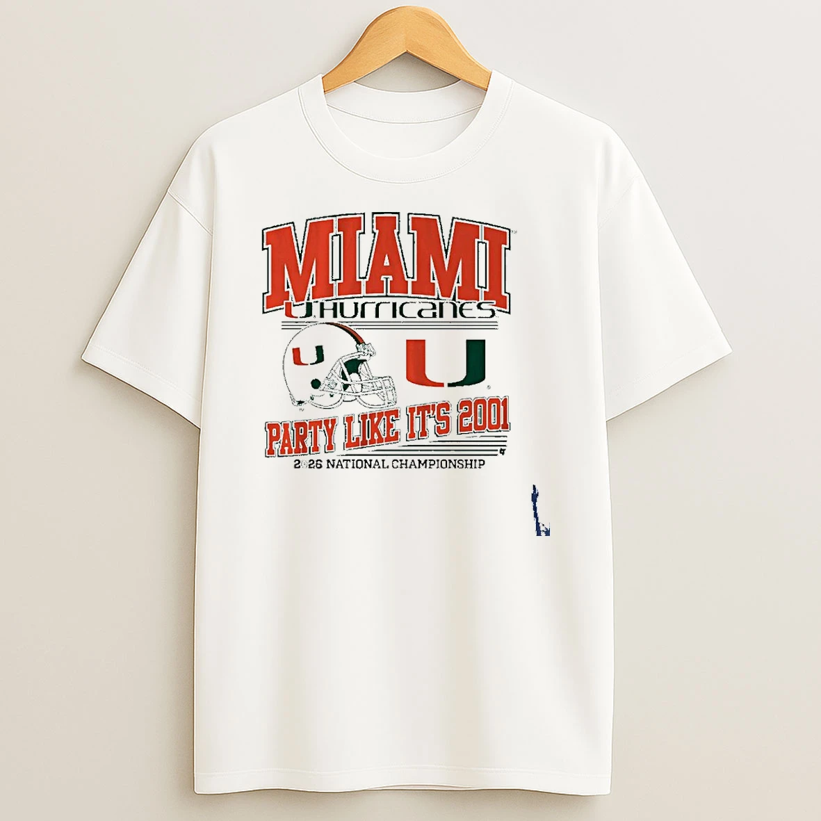 Miami Football Cfp Party Like Its 2001 T Shirt