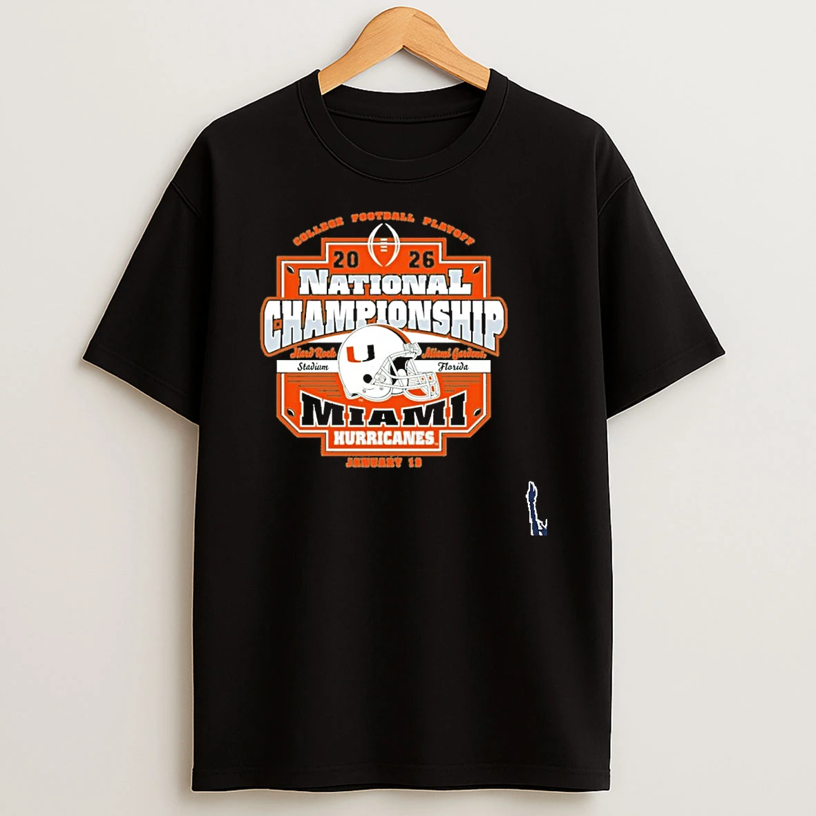 Miami Hurricanes 2025 26 National Championship Game January 19th T Shirt