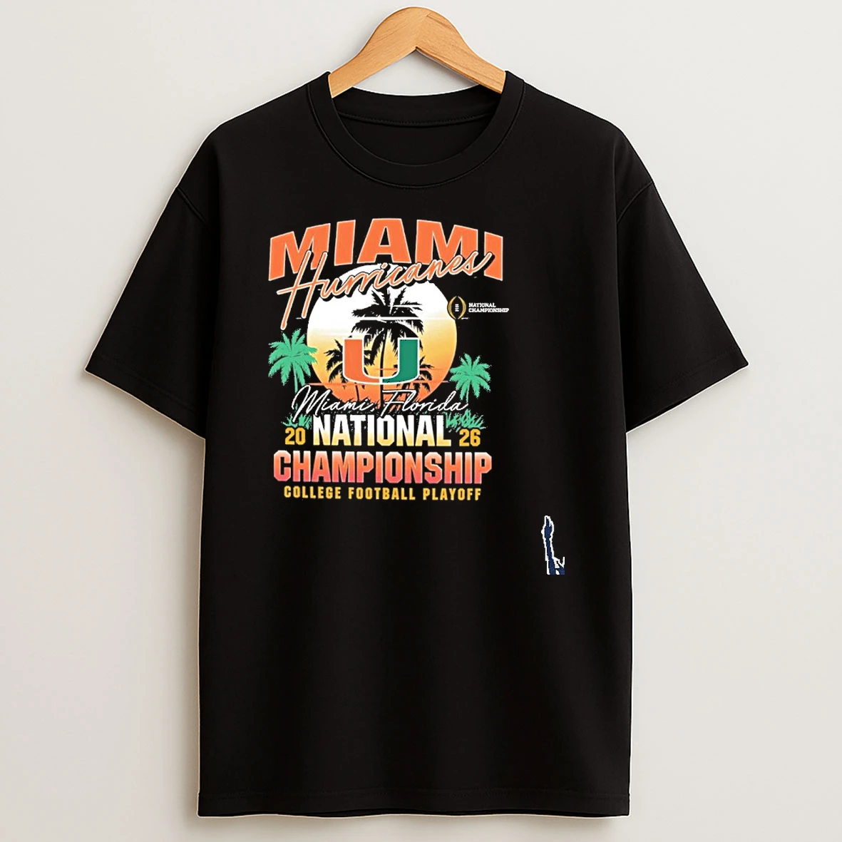 Miami Hurricanes 2026 Cfp National Championship Miami Sunset T Shirt
