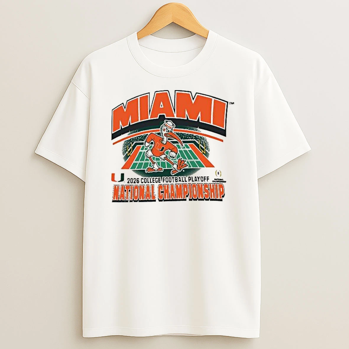 Miami Hurricanes 2026 National Championship Mascot Stadium T Shirt