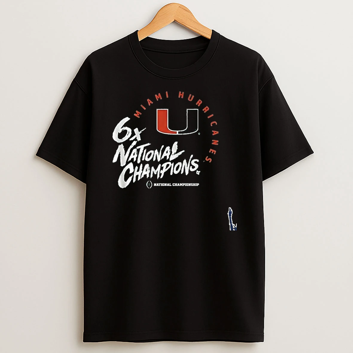 Miami Hurricanes 6x Cfp National Champions T Shirt