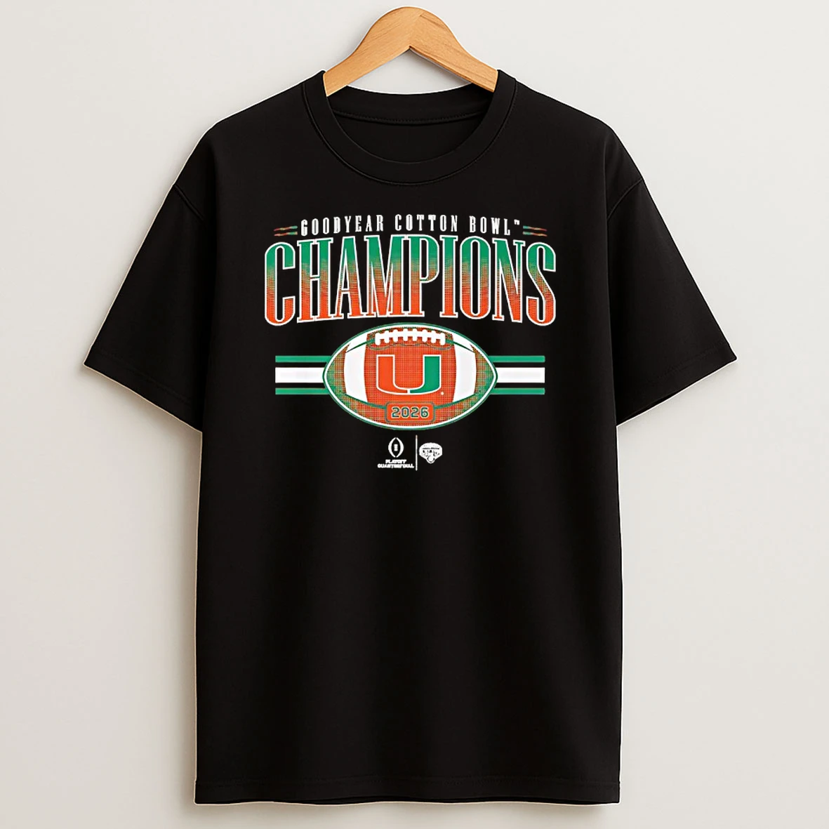 Miami Hurricanes Cfp Cotton Bowl Champions T Shirt