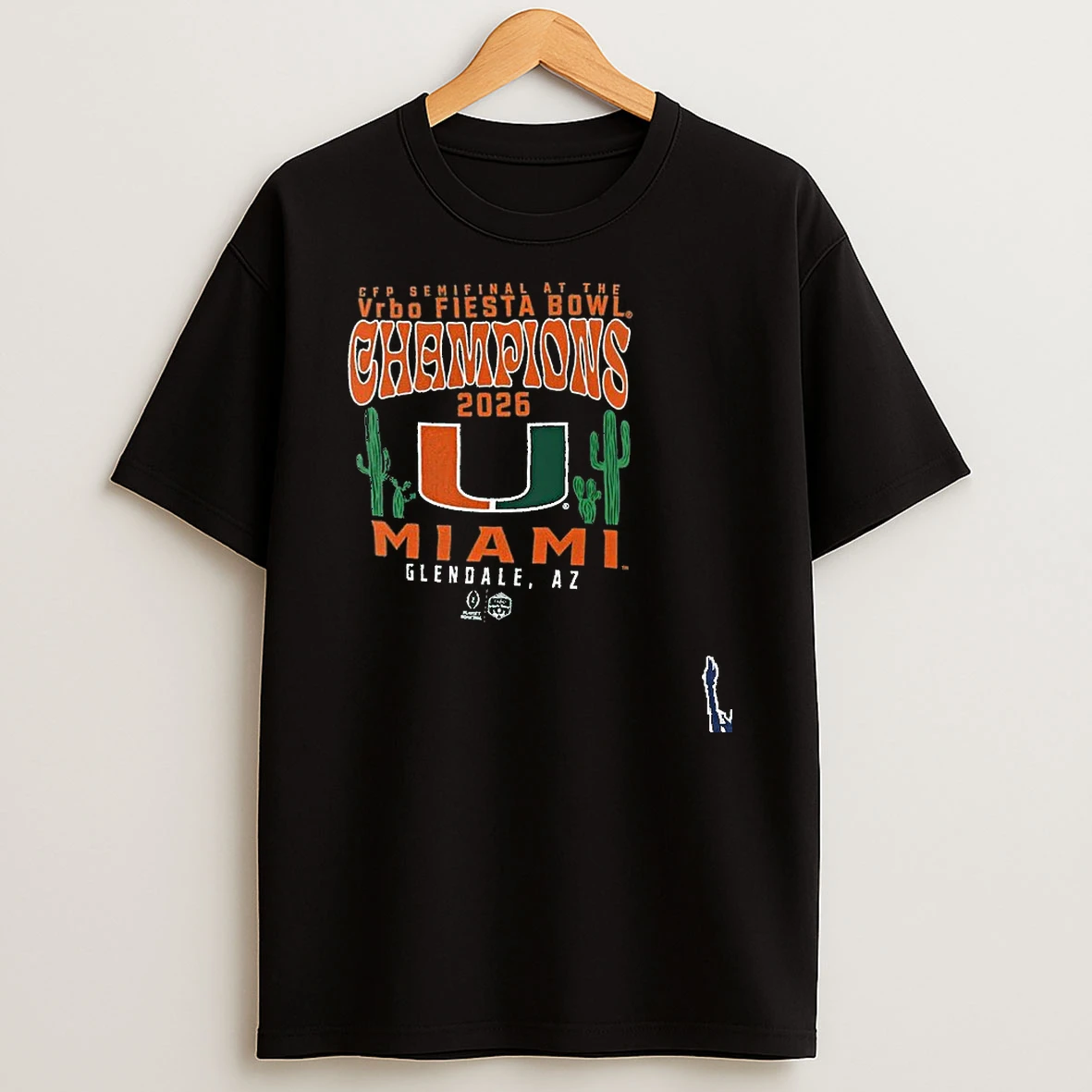Miami Hurricanes Cfp Fiesta Bowl Champions Hometown Pride T Shirt