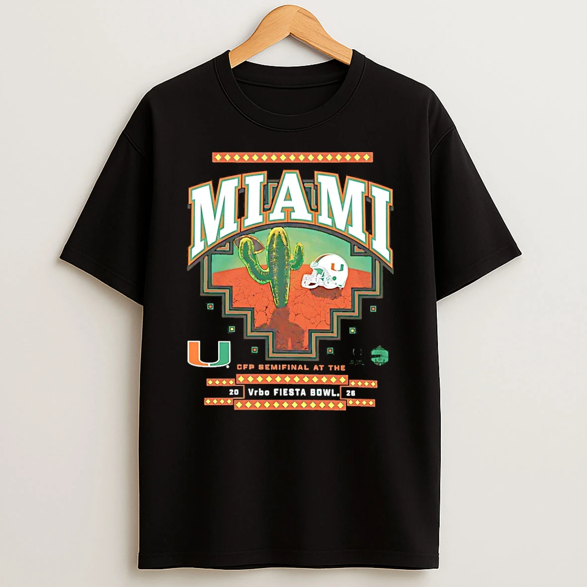 Miami Hurricanes Fiesta Bowl 2026 T Shirt