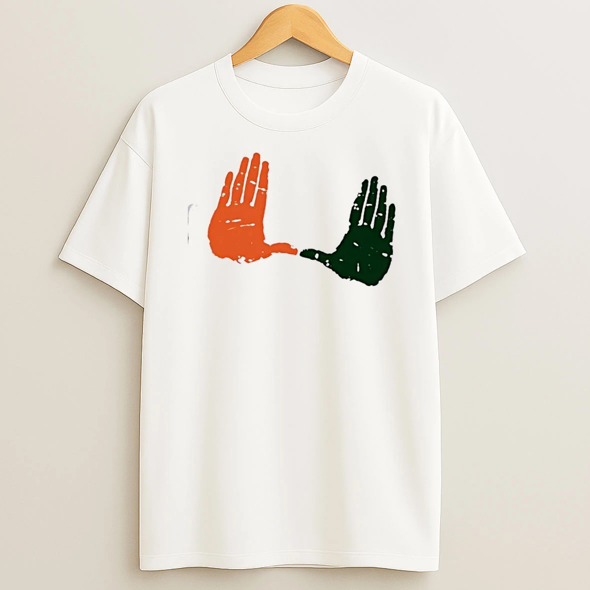 Miami Hurricanes Football Hands Fans T Shirt