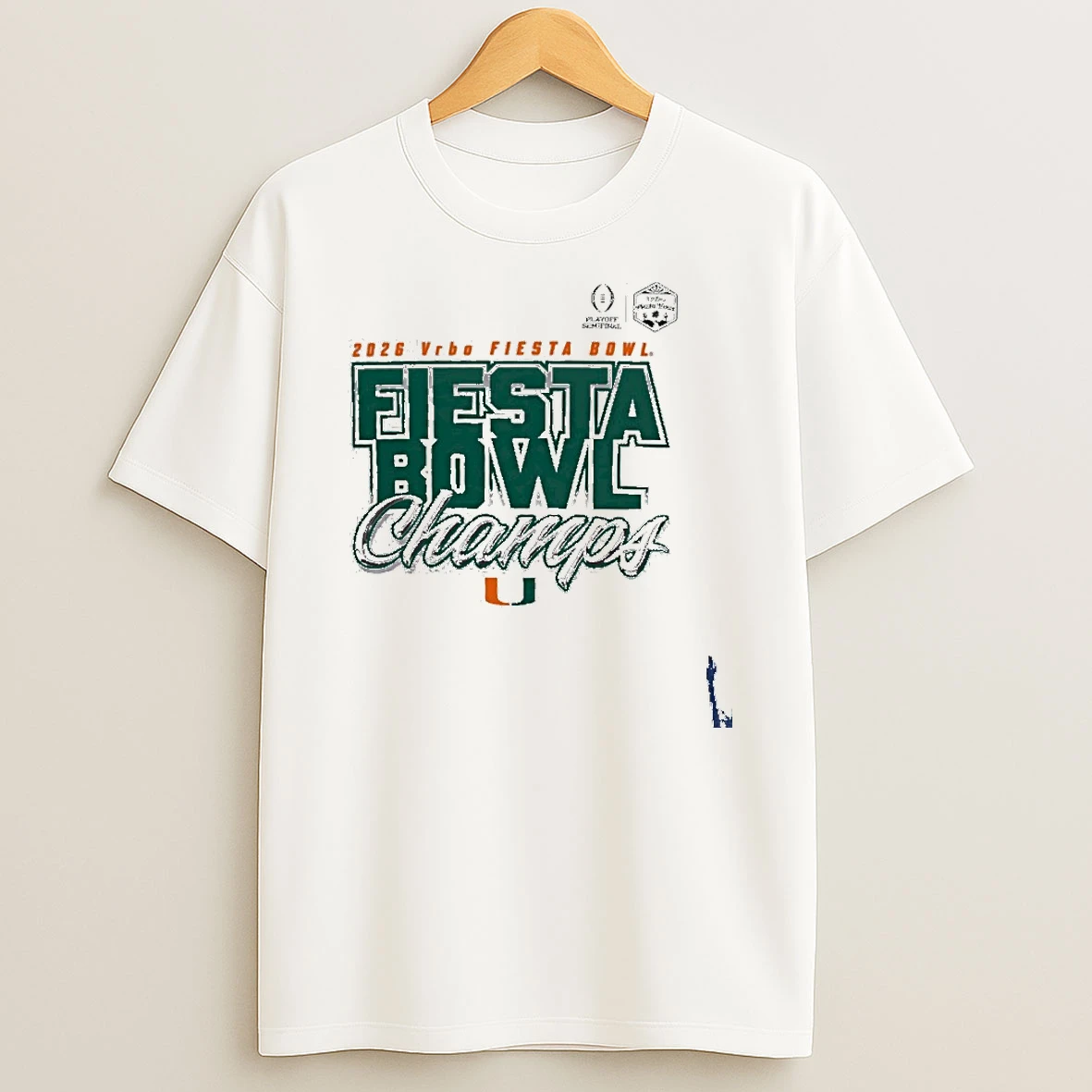 Miami Hurricanes Football Vrbo Fiesta Bowl Champions T Shirt