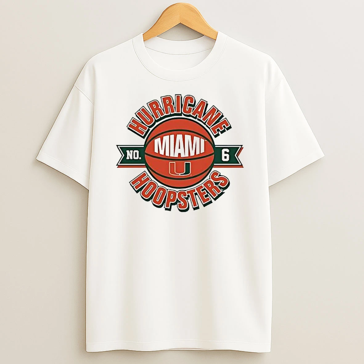 Miami Hurricanes Miami Hoopsters No 6 T Shirt