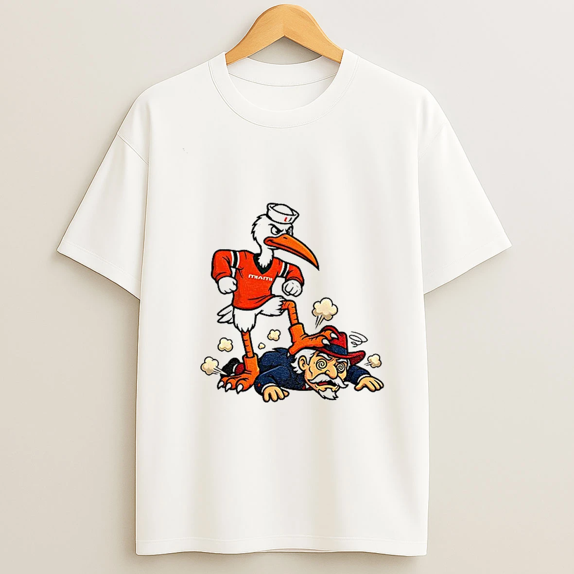 Miami Hurricanes Beat Ole Miss Rebels Football Mascot Cfp Semifinal T Shirt