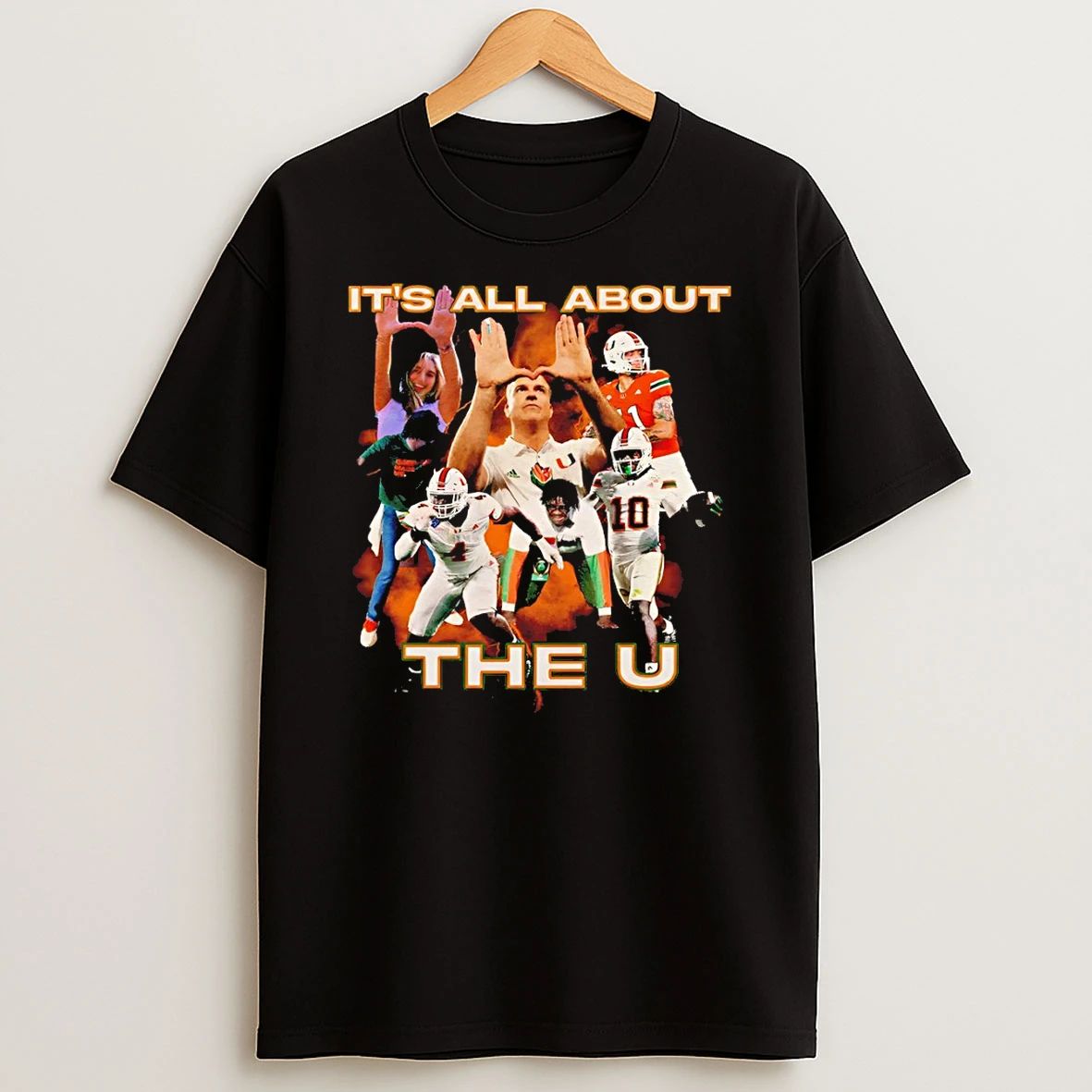 Miami Hurricanes Football Its All About The U Graphic T Shirt