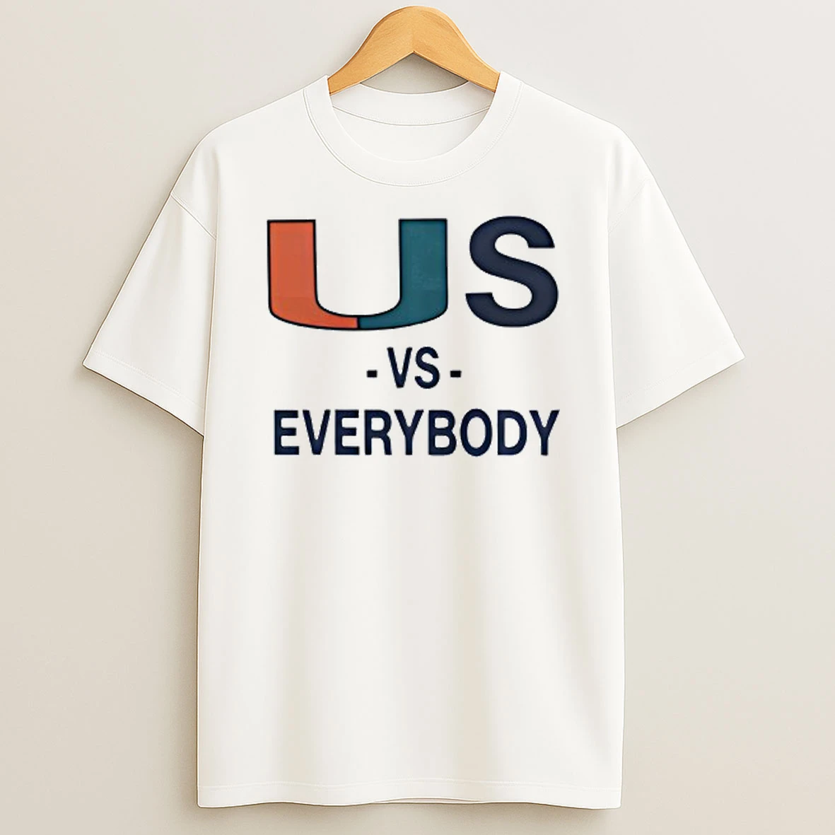 Miami Hurricanes Vs Everybody T Shirt