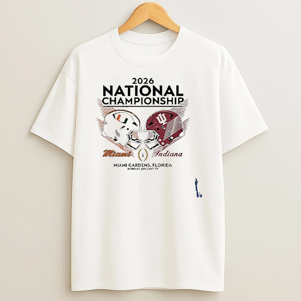Miami Vs Indiana Cfp National Championship 2026 T Shirt