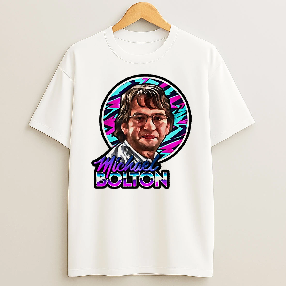 Michael Bolton Space Art Vintage T Shirt