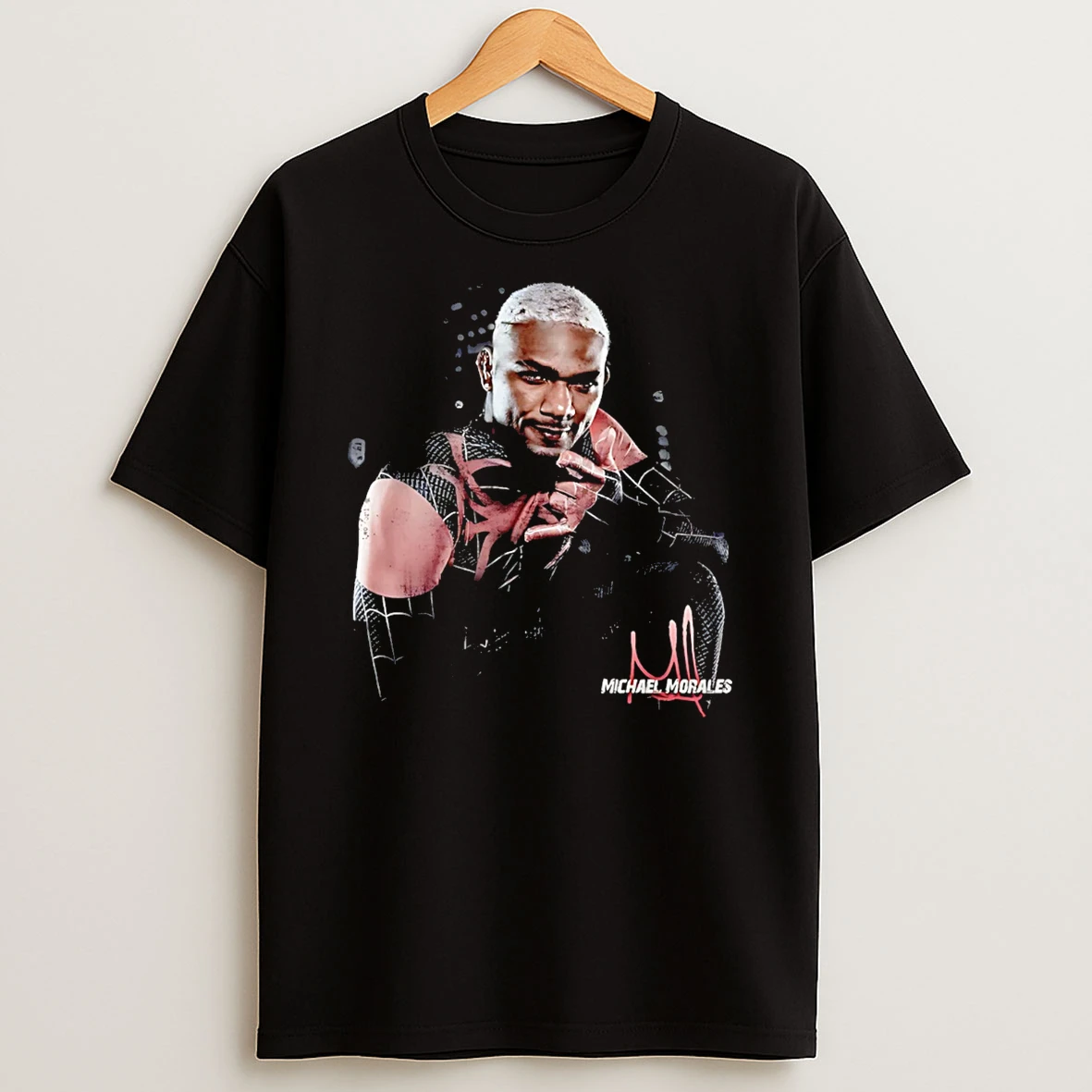 Michael Morales Superman Signature Retro T Shirt