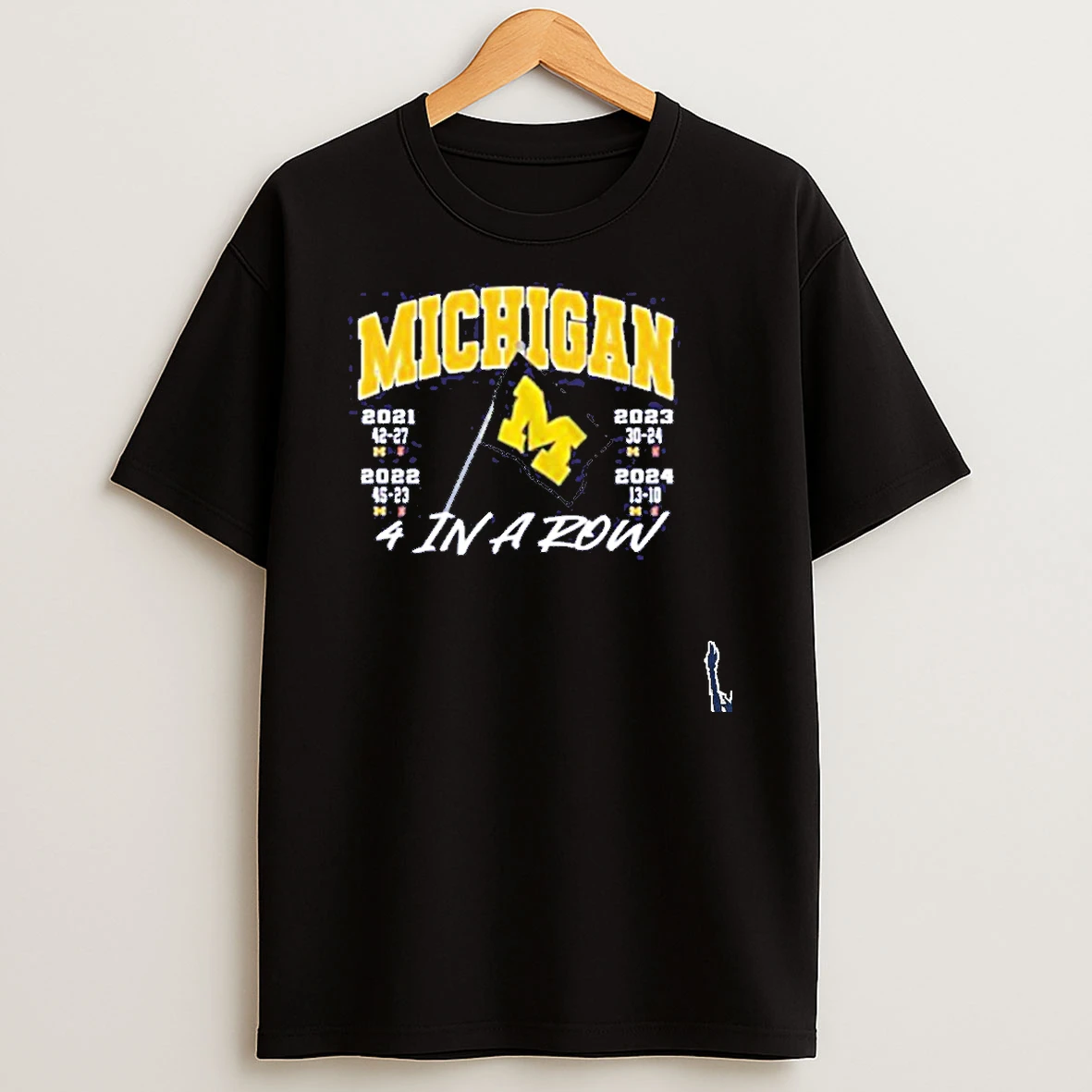 Michigan 4 In A Row Beat Osu Plant The Fag T Shirt