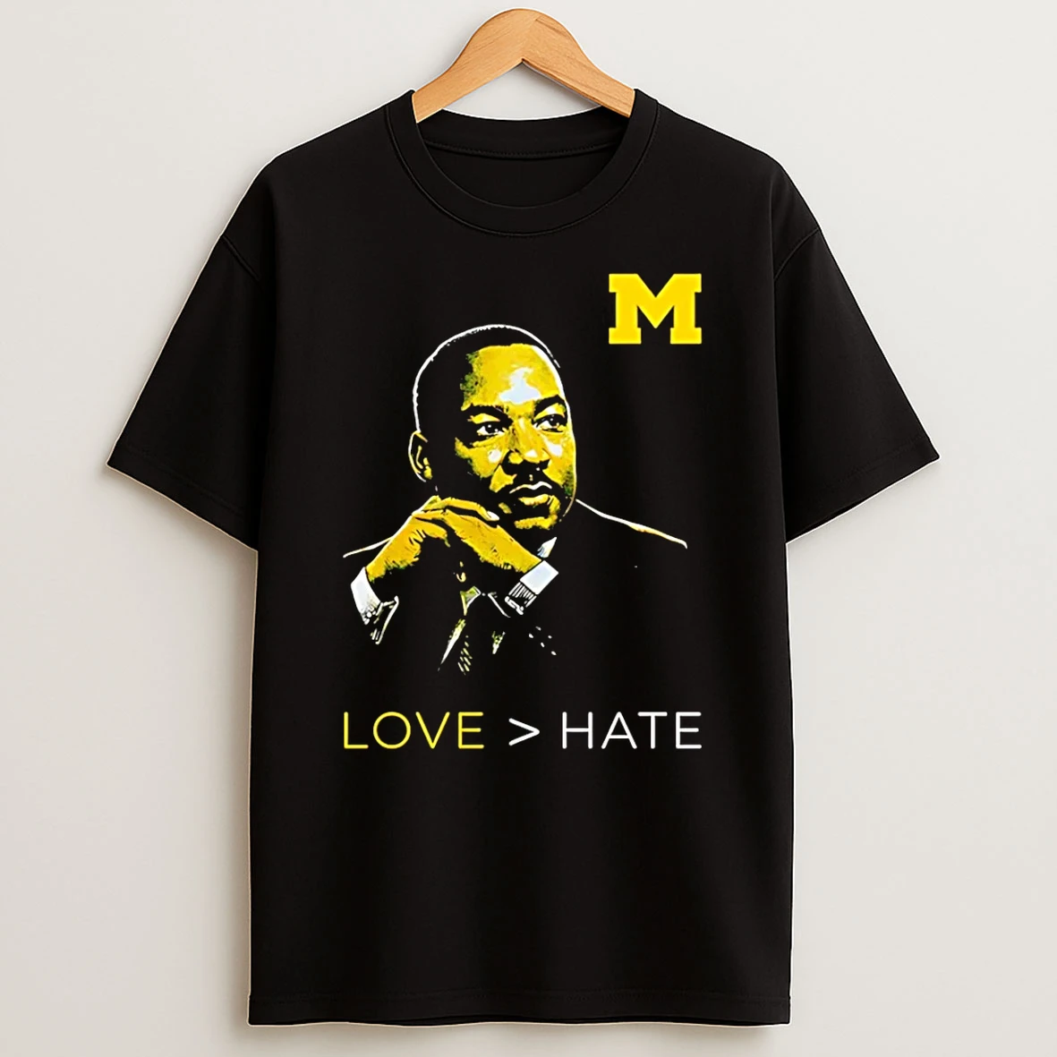 Michigan Love Hate Mlk Day T Shirt