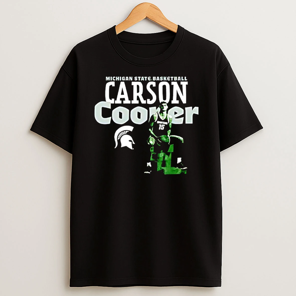 Michigan State Basketball Carson Coomer Graphic T Shirt