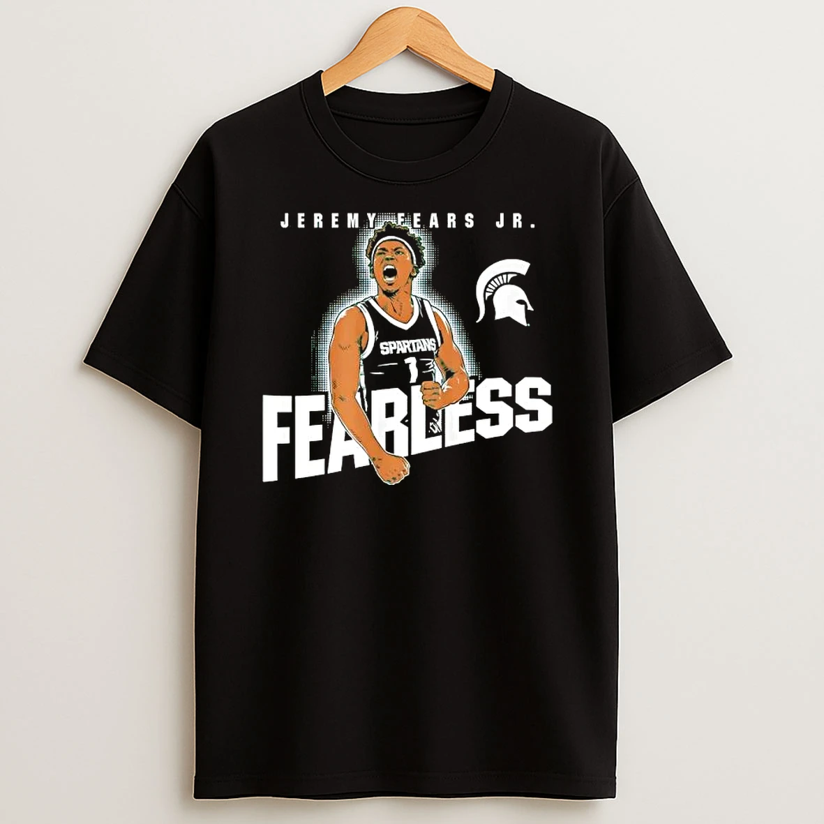 Michigan State Spartans Basketball Jeremy Fears Jr T Shirt