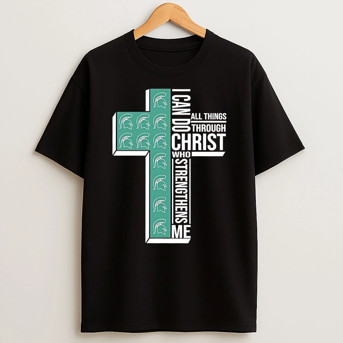 Michigan State Spartans Womens Basketball I Can All Things Do Through Christ Who Strengthens Me T Shirt