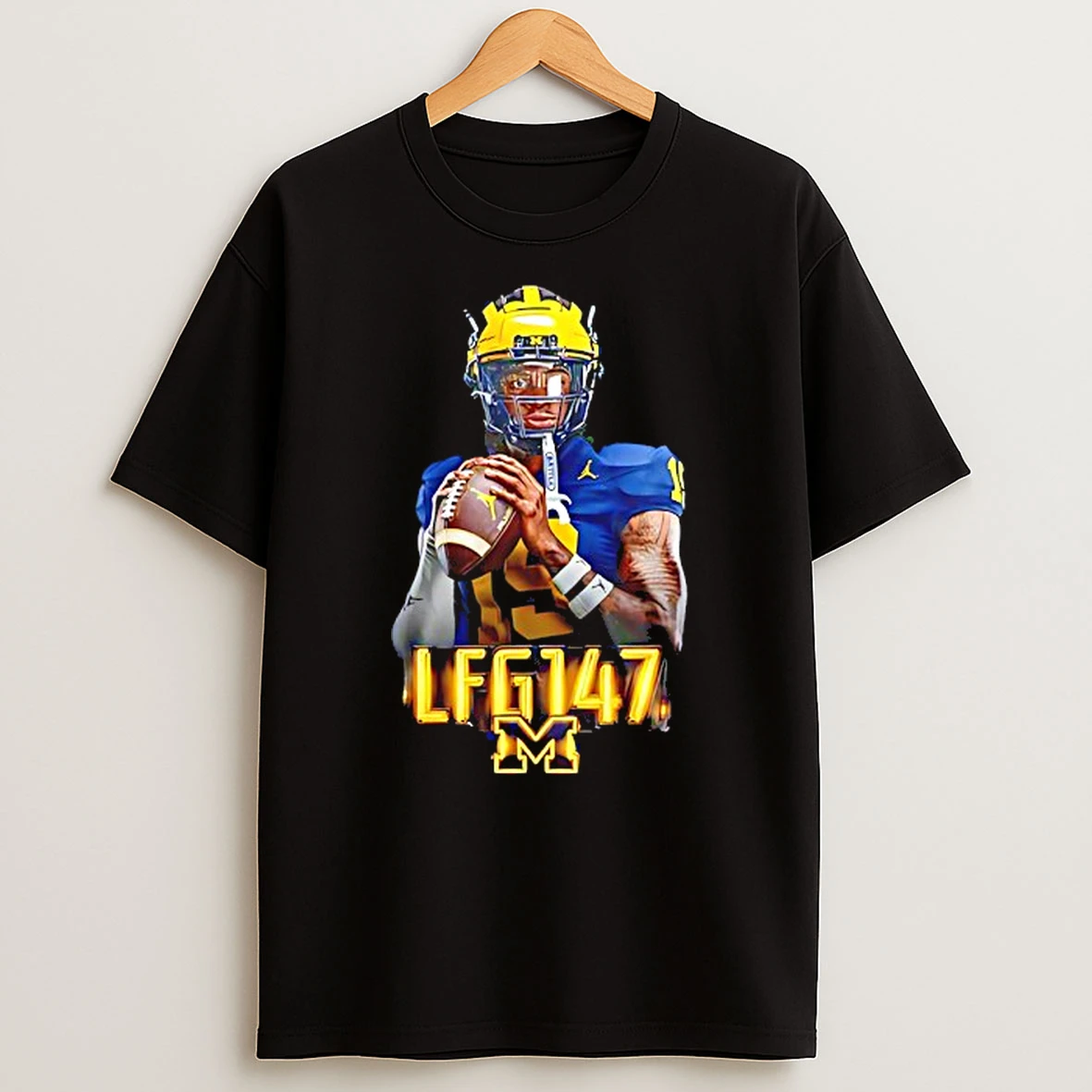 Michigan Wolverines Bryce Underwood Lfg147 Is Back 2026 T Shirt