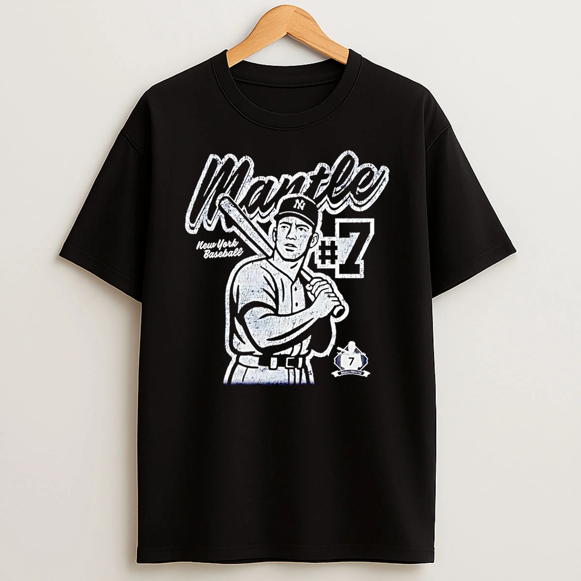 Mickey Mantle New York Yankees Vintage T Shirt