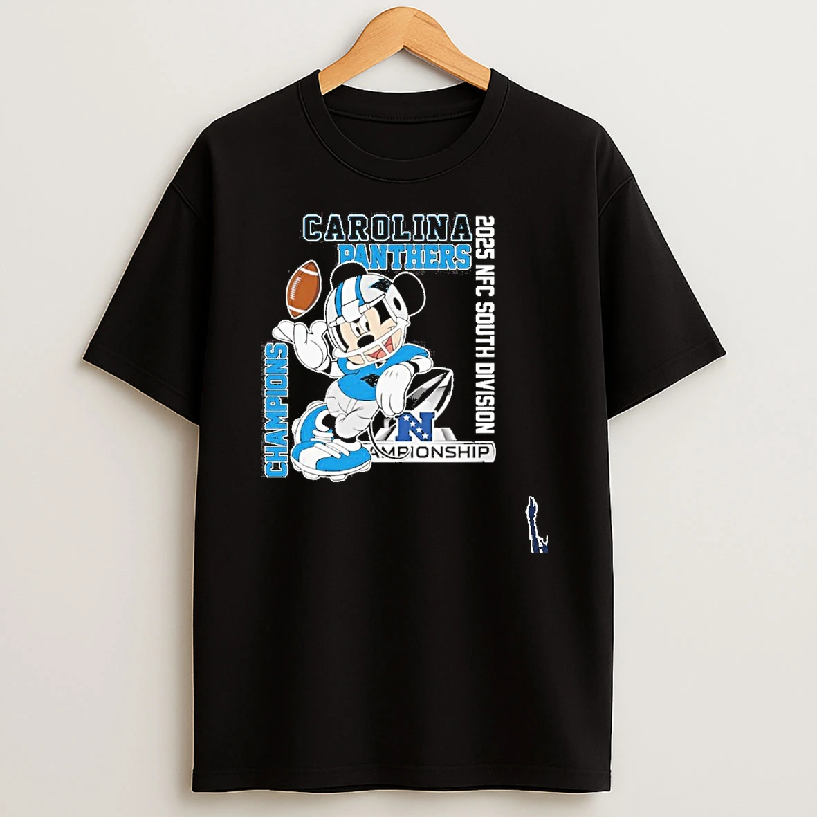 Mickey Mouse X Carolina Panthers Nfc South Division Champions T Shirt