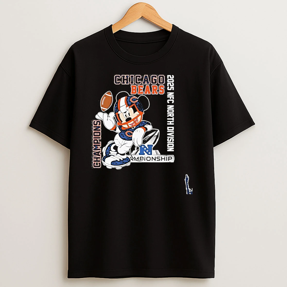 Mickey Mouse X Chicago Bears Nfc North Division Champions T Shirt