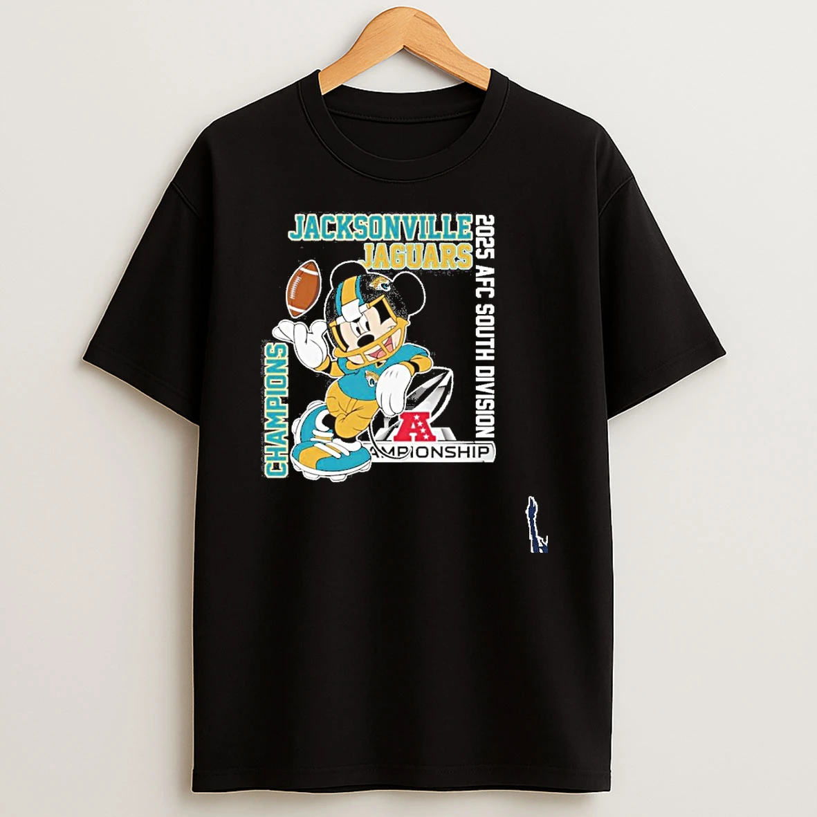 Mickey Mouse X Jacksonville Jaguars Afc South Division Champions T Shirt