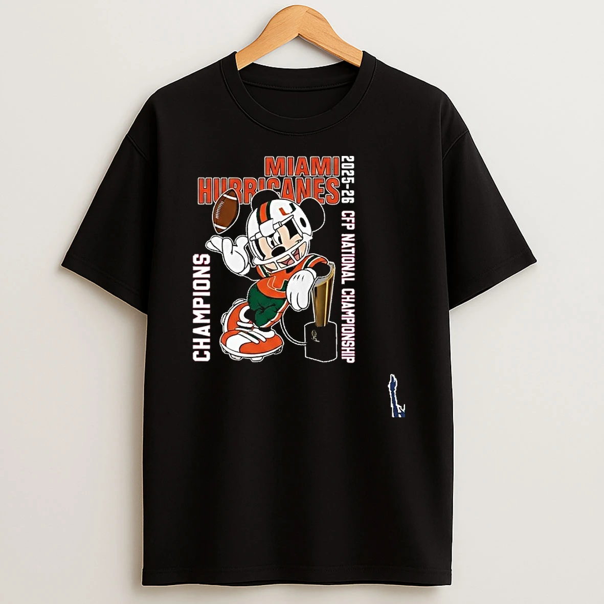 Mickey Mouse X Miami Hurricanes Cfp National Champions T Shirt