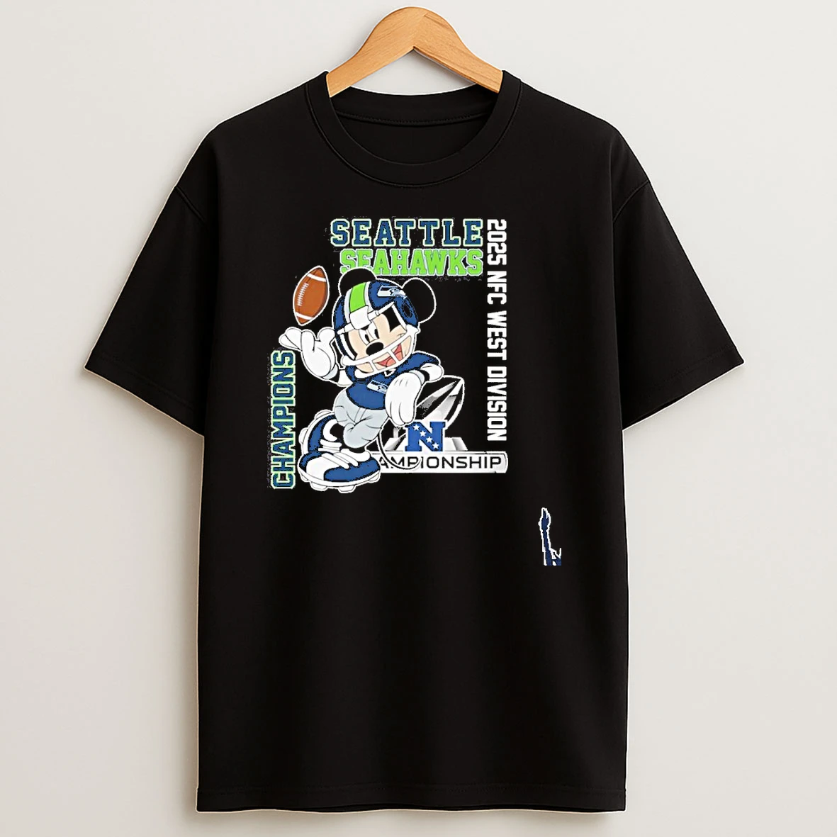 Mickey Mouse X Seattle Seahawks Nfc West Division Champions T Shirt