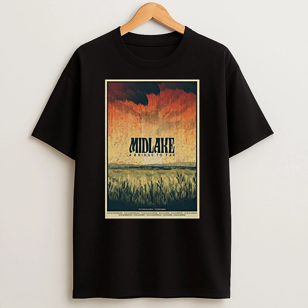 Midlake Tour Eu Uk 2026 T Shirt