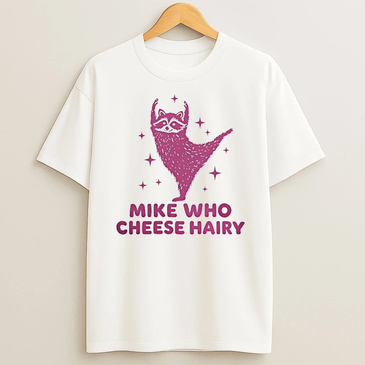 Mike Who Cheese Hairy Pun T Shirt