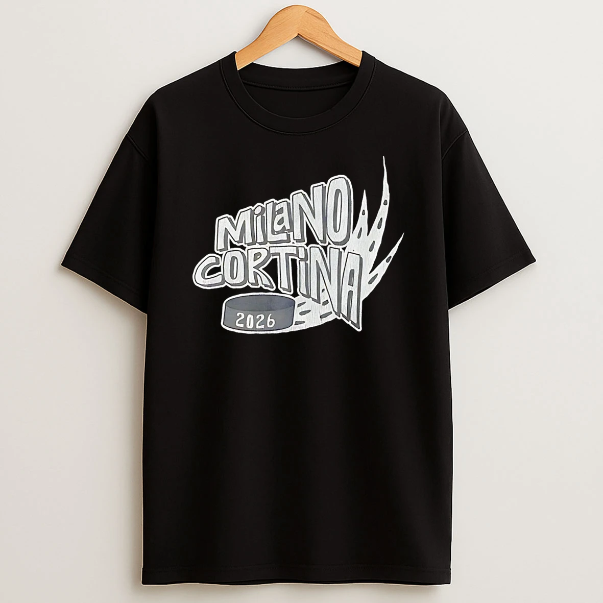 Milano Cortina 2026 Hockey Vintage T Shirt