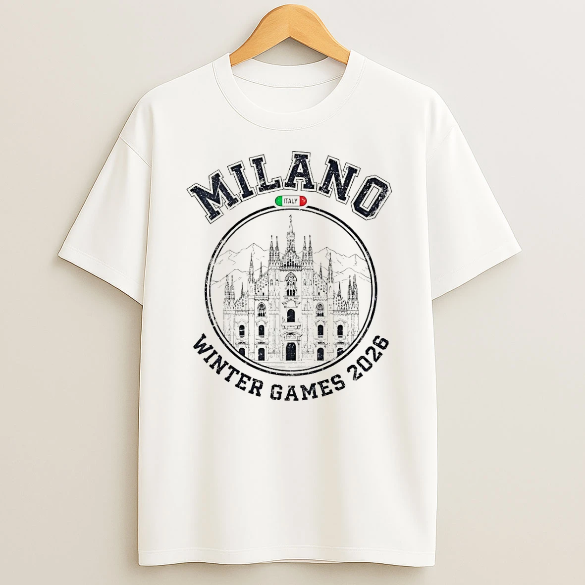 Milano Italy 2026 Winter Games Logo T Shirt