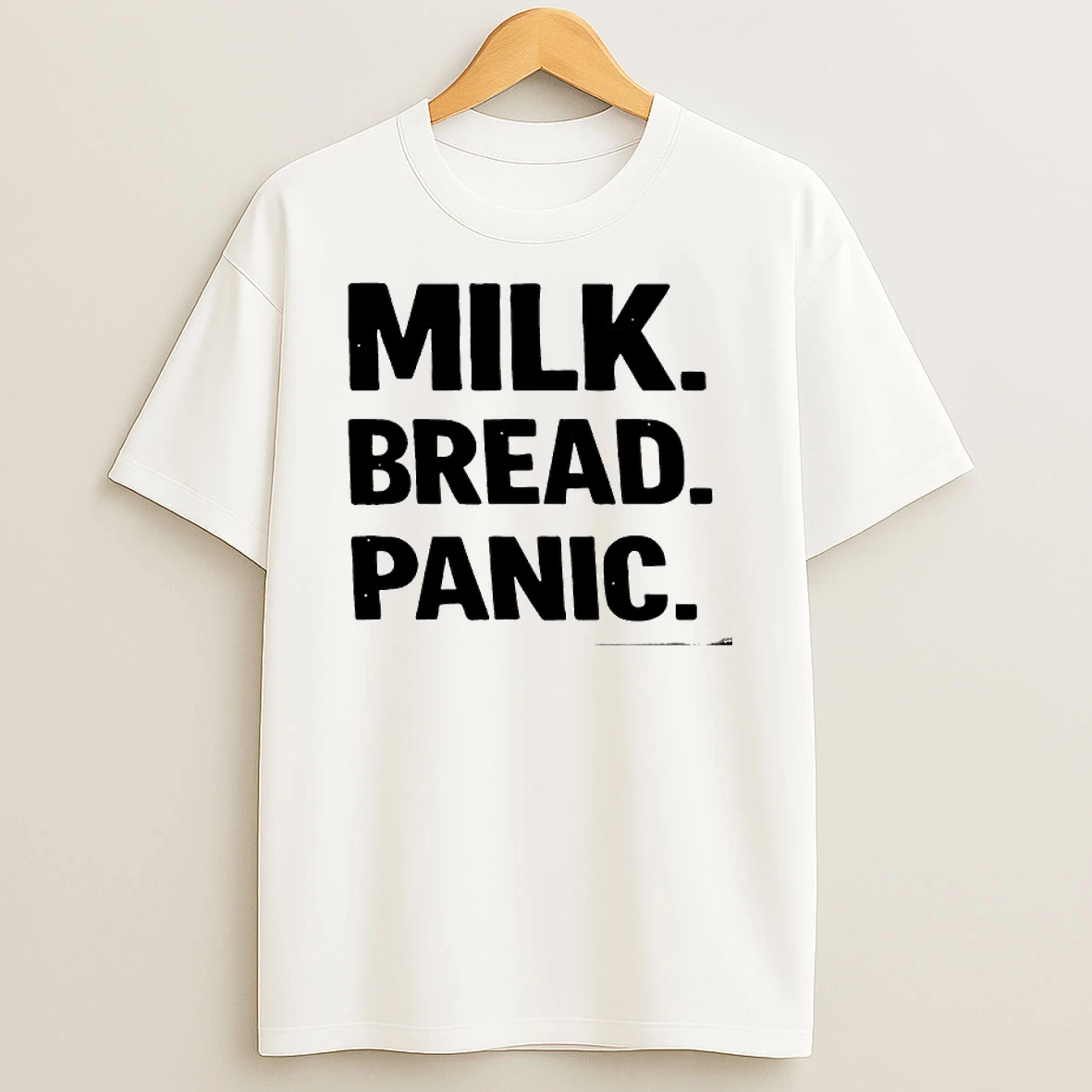 Milk Bread Panic Snow T Shirt