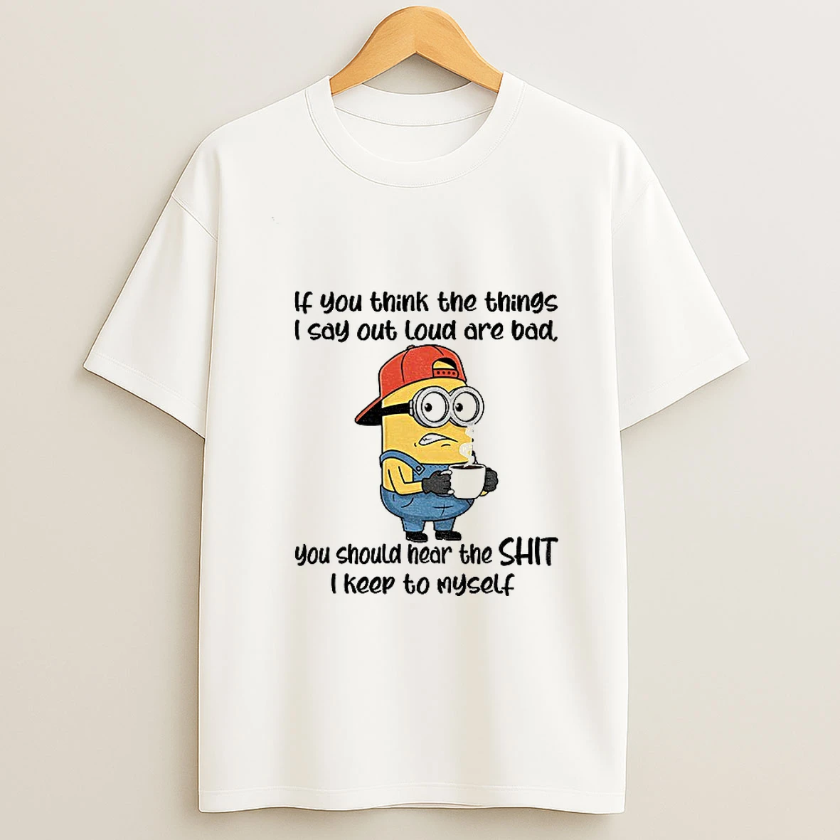 Minion If Swearing Burned Calories Id Be A Skinny Bitch By Now T Shirt