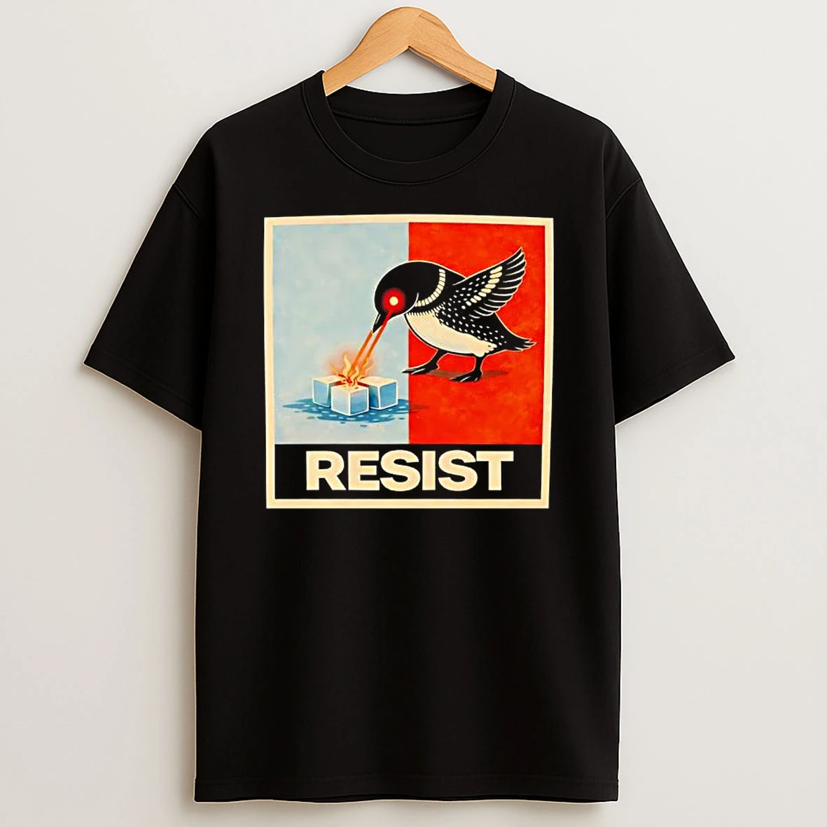 Minneapolis Resist Laser Loon T Shirt